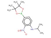 4-异丙基氨基-3-<span class='lighter'>硝基苯</span><span class='lighter'>硼酸</span><span class='lighter'>频</span>那<span class='lighter'>醇</span><span class='lighter'>酯</span>