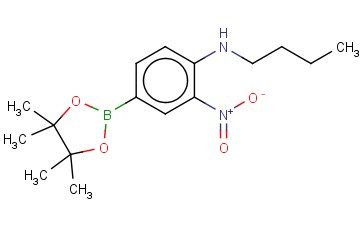 4-N-丁基氨基-3-<span class='lighter'>硝基苯</span><span class='lighter'>硼酸</span><span class='lighter'>频</span>那<span class='lighter'>醇</span><span class='lighter'>酯</span>
