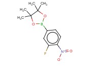 3-FLUORO-4-<span class='lighter'>NITROPHENYLBORONIC</span> ACID, PINACOL ESTER