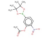 3-(ACETYLOXY)-4-<span class='lighter'>NITROPHENYLBORONIC</span> ACID PINACOL ESTER