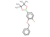 3-BENZYLOXY-4-<span class='lighter'>FLUOROPHENYLBORONIC</span> ACID PINACOL ESTER
