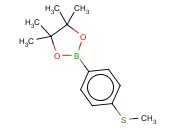 4-(<span class='lighter'>METHYLTHIO</span>)PHENYLBORONIC ACID PINACOLATE