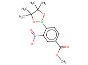 4-METHOXYCARBONYL-2-<span class='lighter'>NITROPHENYLBORONIC</span> ACID, PINACOL ESTER