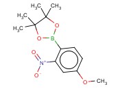 4-METHOXY-2-<span class='lighter'>NITROPHENYLBORONIC</span> ACID, PINACOL ESTER