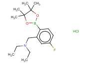 2-(DIETHYLAMINOMETHYL)-4-<span class='lighter'>FLUOROPHENYLBORONIC</span> ACID, PINACOL ESTER, HCL