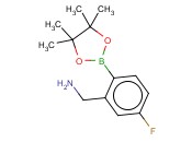 2-AMINOMETHYL-4-<span class='lighter'>FLUOROPHENYLBORONIC</span> ACID, PINACOL ESTER