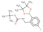 2-(N-BOC-AMINOMETHYL)-4-<span class='lighter'>FLUOROPHENYLBORONIC</span> ACID PINACOL ESTER