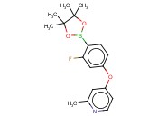 4-(2-PICOLIN-4-YLOXY)-<span class='lighter'>2-FLUOROPHENYLBORONIC</span> ACID PINACOL ESTER