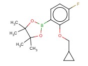2-CYCLOPROPYLMETHOXY-4-<span class='lighter'>FLUOROPHENYLBORONIC</span> ACID PINACOL ESTER