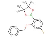 2-BENZYLOXY-4-<span class='lighter'>FLUOROPHENYLBORONIC</span> ACID PINACOL ESTER
