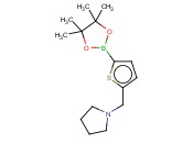 5-(1-吡咯烷基甲基)噻吩-2-<span class='lighter'>硼酸</span><span class='lighter'>频</span><span class='lighter'>哪</span><span class='lighter'>醇</span><span class='lighter'>酯</span>