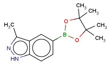 3-甲基-<span class='lighter'>1H-</span><span class='lighter'>吲</span><span class='lighter'>唑</span>-5-<span class='lighter'>硼酸</span><span class='lighter'>频</span><span class='lighter'>哪</span><span class='lighter'>醇</span><span class='lighter'>酯</span>