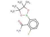2-CARBAMOYL-3-<span class='lighter'>FLUOROPHENYLBORONIC</span> ACID PINACOL ESTER
