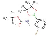 2-(N-BOC-AMINOMETHYL)-3-<span class='lighter'>FLUOROPHENYLBORONIC</span> ACID PINACOL ESTER