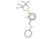 3-(N-环己基氨基甲基)-2-氟<span class='lighter'>苯</span><span class='lighter'>硼酸</span><span class='lighter'>频</span>那<span class='lighter'>醇</span><span class='lighter'>酯</span>