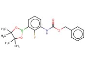 3-(CBZ-AMINO)-<span class='lighter'>2-FLUOROPHENYLBORONIC</span> ACID, PINACOL ESTER