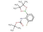 2-(BOC-AMINO)-3-<span class='lighter'>FLUOROPHENYLBORONIC</span> ACID PINACOL ESTER