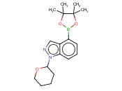 1-(TETRAHYDRO-2H-PYRAN-2-<span class='lighter'>YL</span>)-4-(4,4,5,5-TETRAMETHYL-1,3,2-DIOXABOROLAN-2-<span class='lighter'>YL</span>)-1H-INDAZOLE