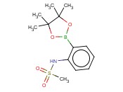 N-[2-(4,4,5,5-四甲基-1,3,2-二氧杂硼烷-2-<span class='lighter'>基</span>)苯基]甲基磺酰<span class='lighter'>氯</span>