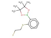 1,3,2-DIOXABOROLANE, 2-[2-[(2-FLUOROETHYL)THIO]PHENYL]-4,4,5,5-TETRAMETHYL-