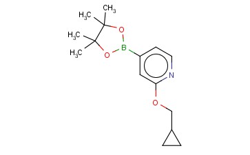 2-(CYCLOPROPYLMETHOXY)-4-(4,4,5,5-TETRAMETHYL-1,3,2-DIOXABOROLAN-2-YL)PYRIDINE