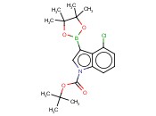 1-BOC-4-<span class='lighter'>CHLOROINDOLE</span>-3-BORONIC ACID, PINACOL ESTER