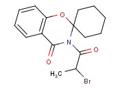 3-(2-Bromo-1-<span class='lighter'>oxopropyl</span>)- spiro[2H-1,3-benzoxazine-2,1'-cyclohexan]-4(3H)-one