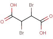 2,3-<span class='lighter'>dibromo</span>-Butanedioic acid