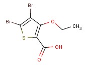 4,5-DIBROMO-3-<span class='lighter'>ETHOXY</span>-THIOPHENE-2-CARBOXYLIC ACID
