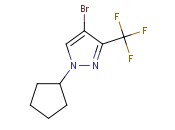 4-BROMO-1-CYCLOPENTYL-3-TRIFLUOROMETHYL-1H-<span class='lighter'>PYRAZOLE</span>
