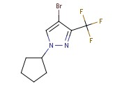 4-BROMO-1-<span class='lighter'>CYCLOPENTYL</span>-3-TRIFLUOROMETHYL-1H-PYRAZOLE