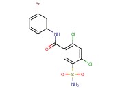 N-(3-bromophenyl)-2,4-dichloro-5-sulfamoylbenzamide