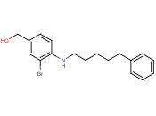 (3-bromo-4-((5-phenylpentyl)amino)phenyl)methanol