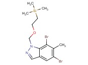 5,7-Dibromo-6-methyl-1-((2-(trimethylsilyl)ethoxy)methyl)-1H-indazole