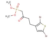 dimethyl 4-(2,5-dibromothiophen-3-yl)-2-oxobutylphosphonate