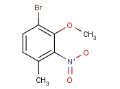 1-BROMO-2-<span class='lighter'>METHOXY</span>-4-METHYL-3-NITROBENZENE