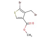 methyl 5-bromo-4-(bromomethyl)thiophene-3-carboxylate