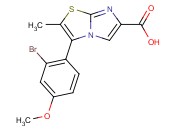 3-(2-BROMO-4-METHOXYPHENYL)-2-METHYLIMIDAZO[2,1-B]THIAZOLE-6-CARBOXYLIC ACID