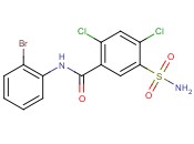 N-(2-bromophenyl)-2,4-dichloro-5-sulfamoylbenzamide