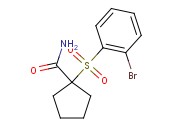 1-(2-Bromo-benzenesulfonyl)-cyclopentanecarboxylic acid amide