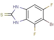 5-BROMO-4,6-DIFLUORO-1,3-DIHYDRO-BENZOIMIDAZOLE-2-<span class='lighter'>THIONE</span>