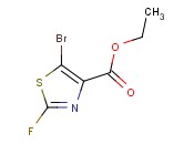 ETHYL 5-<span class='lighter'>BROMO-2-FLUOROTHIAZOLE-4-CARBOXYLATE</span>
