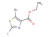 ETHYL 5-<span class='lighter'>BROMO-2-IODOTHIAZOLE-4-CARBOXYLATE</span>