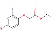 Acetic acid, 2-(4-bromo-2-<span class='lighter'>iodophenoxy</span>)-, methyl ester