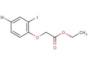 <span class='lighter'>Acetic</span> acid, 2-(4-bromo-2-iodophenoxy)-, ethyl <span class='lighter'>ester</span>