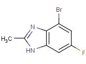 4-<span class='lighter'>Bromo-6-fluoro-2-methyl-1H-benzimidazole</span>