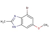 4-BROMO-6-<span class='lighter'>METHOXY</span>-2-METHYL-1H-BENZIMIDAZOLE