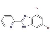 4,6-DIBROMO-2-<span class='lighter'>PYRIDIN-2-YL</span>-1H-BENZIMIDAZOLE