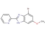 4-Bromo-6-methoxy-2-<span class='lighter'>pyridin-2-yl</span>-1H-benzimidazole