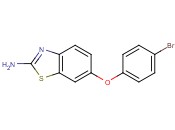 6-(4-bromophenoxy)-1,3-benzothiazol-2-<span class='lighter'>amine</span>